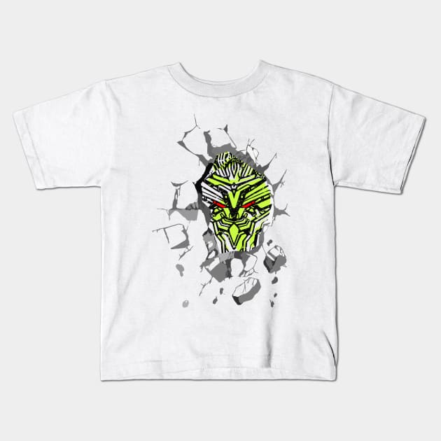 Cyborg Inside Kids T-Shirt by anilofex